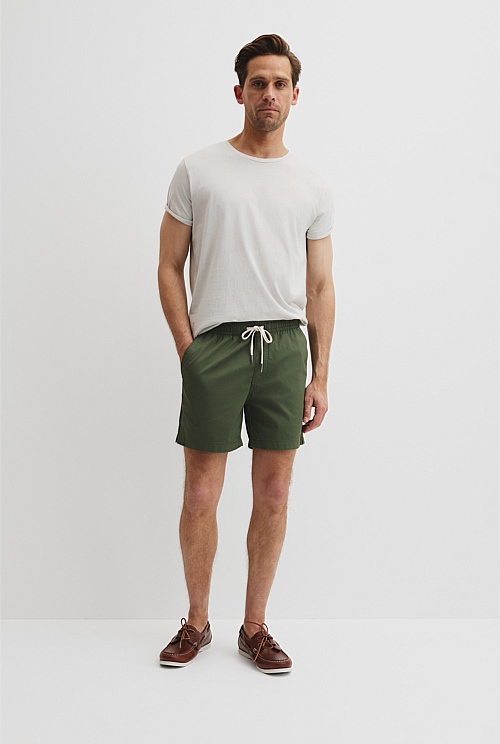 Australian Cotton Drawcord Short Australian Cotton Drawcord Short
