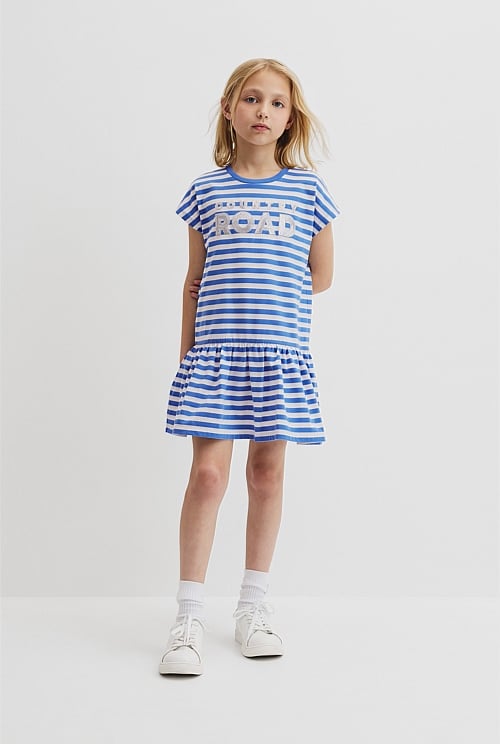 Drop Waist Logo T-Shirt Dress Drop Waist Logo T-Shirt Dress