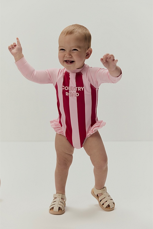 Block Stripe Swimsuit Block Stripe Swimsuit