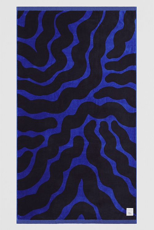 CR x Julie White Ripple Australian Cotton Beach Towel CR x Julie White Ripple Australian Cotton Beach Towel