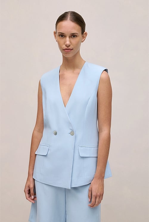Tailored Double Breasted Vest Tailored Double Breasted Vest