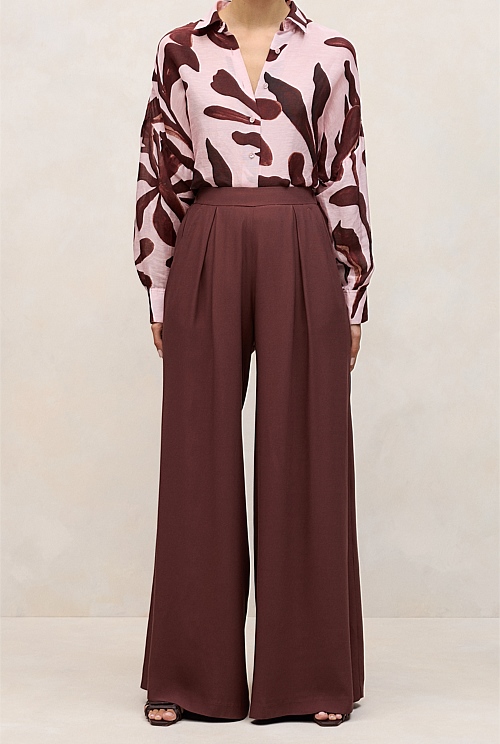 Pleat Detail Palazzo Pant Pleat Detail Palazzo Pant