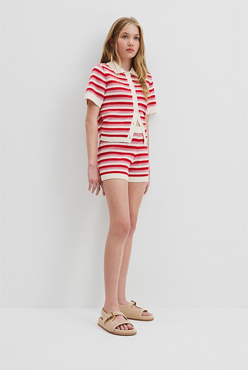 Organically Grown Cotton Knit Short Organically Grown Cotton Knit Short