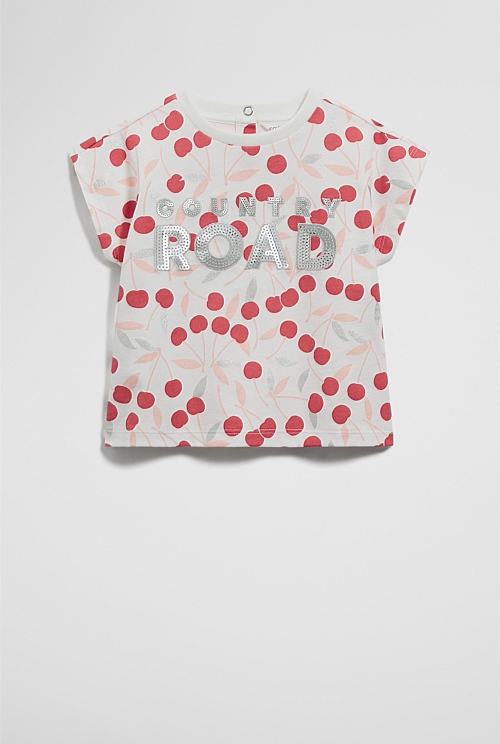 Sequin Logo T-Shirt Sequin Logo T-Shirt