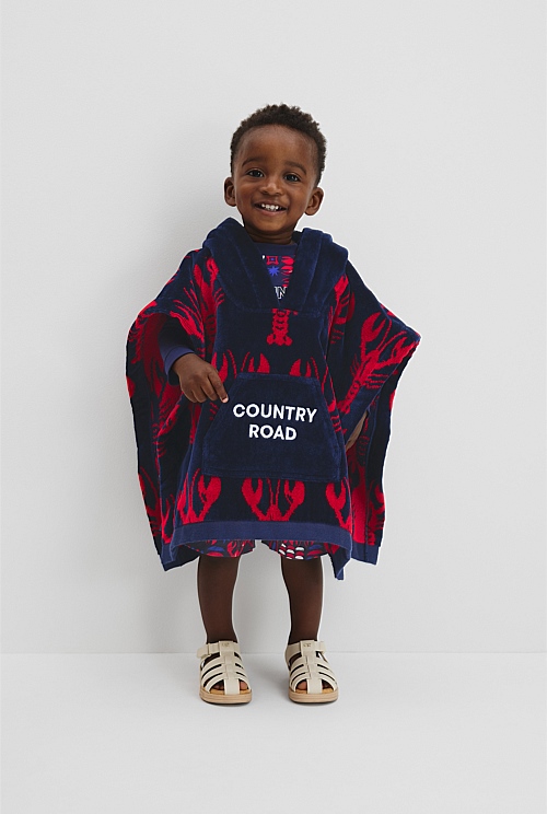 Australian Cotton Lobster Poncho Australian Cotton Lobster Poncho