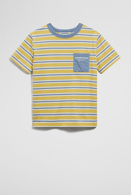 Organically Grown Cotton Country Road Pocket T-Shirt Organically Grown Cotton Country Road Pocket T-Shirt