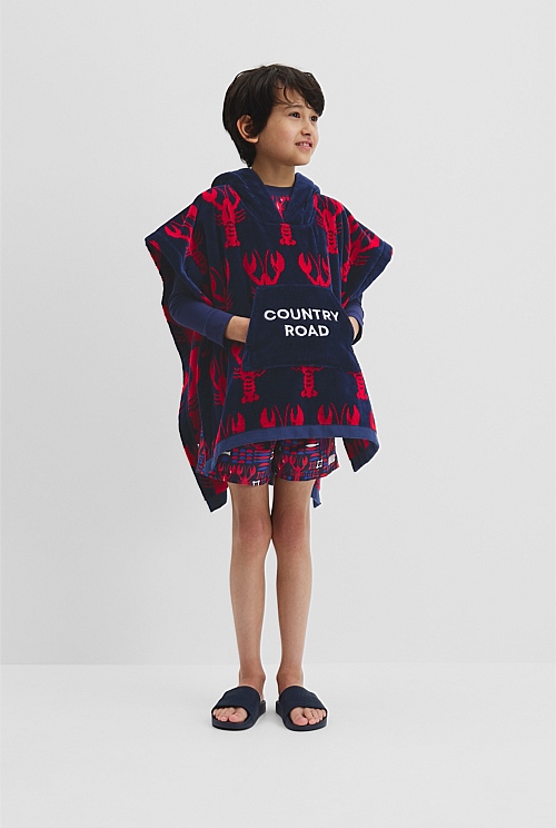Australian Cotton Lobster Poncho Australian Cotton Lobster Poncho