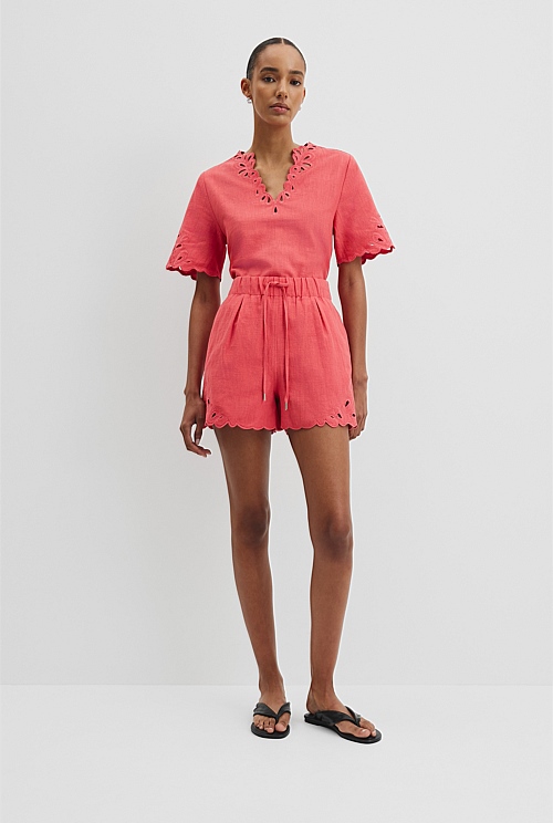Cutwork Short Cutwork Short