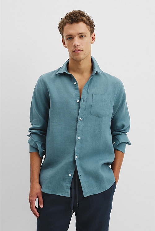 Organically Grown Linen Regular Fit Shirt Organically Grown Linen Regular Fit Shirt