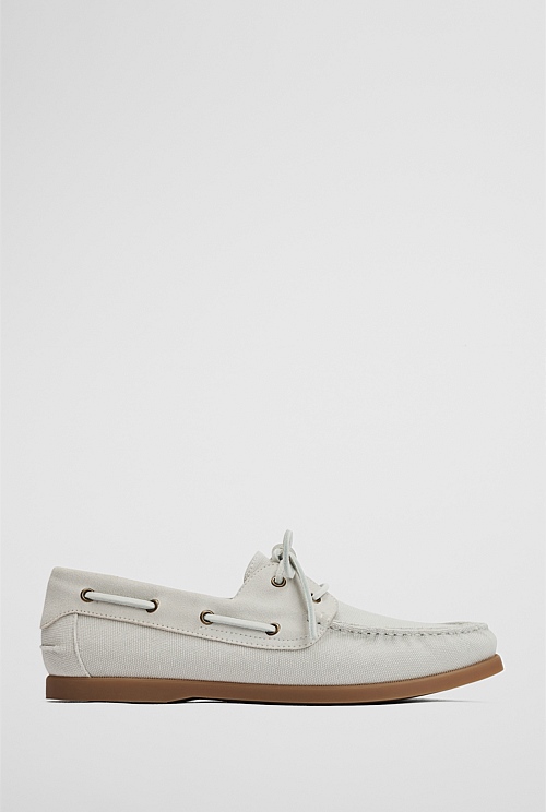 Flynn Canvas Boat Shoe Flynn Canvas Boat Shoe