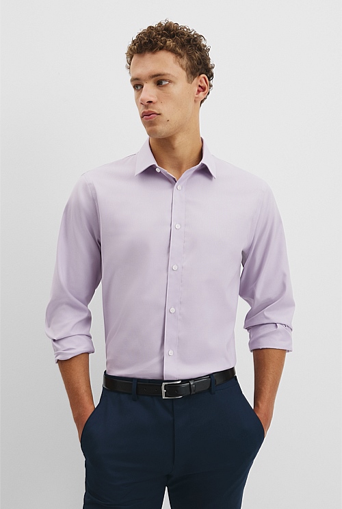 Regular Fit Textured Travel Shirt Regular Fit Textured Travel Shirt