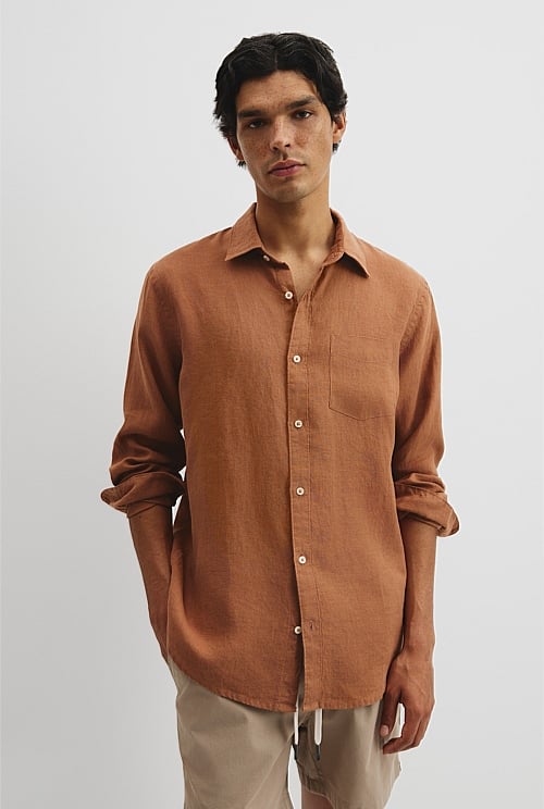 Organically Grown Linen Regular Fit Shirt Organically Grown Linen Regular Fit Shirt