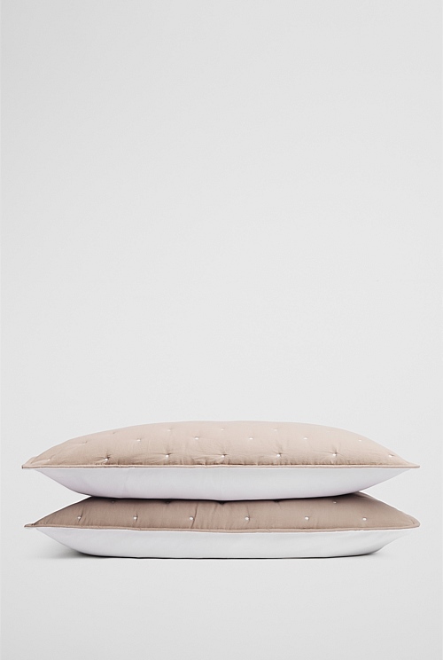 Lorris Australian Cotton Standard Pillowcase Pair Lorris Australian Cotton Standard Pillowcase Pair
