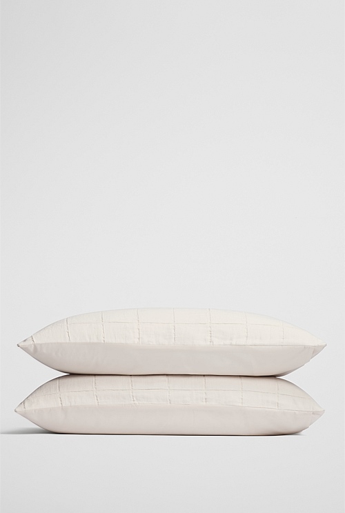 Rae Standard Pillow Case Pair Rae Standard Pillow Case Pair