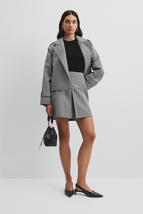 Gingham Mini Skirt Gingham Mini Skirt