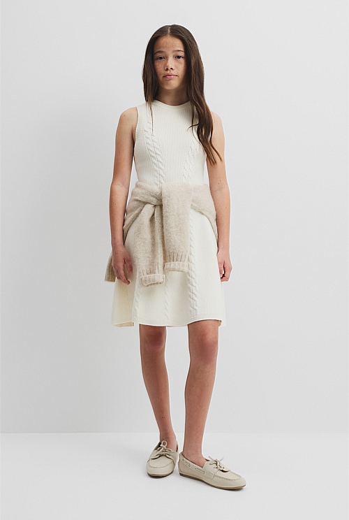 Teen Cable Knit Dress Teen Cable Knit Dress
