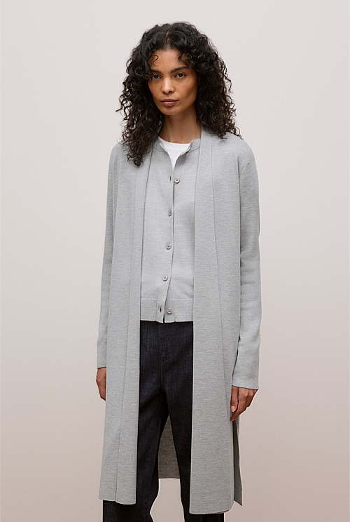 Merino Longline Cardigan Merino Longline Cardigan