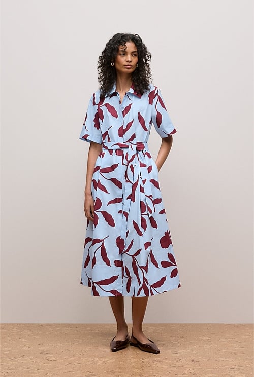 Karra Cotton Poplin Shirt Dress Karra Cotton Poplin Shirt Dress