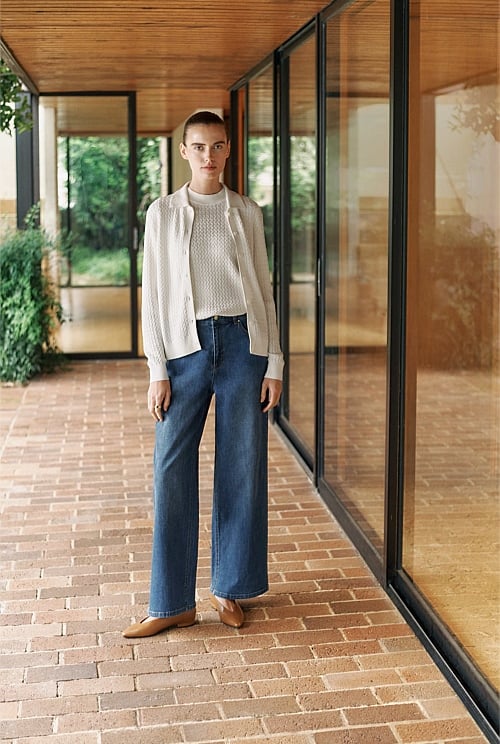 Australian Cotton Blend High Waist Jean Australian Cotton Blend High Waist Jean