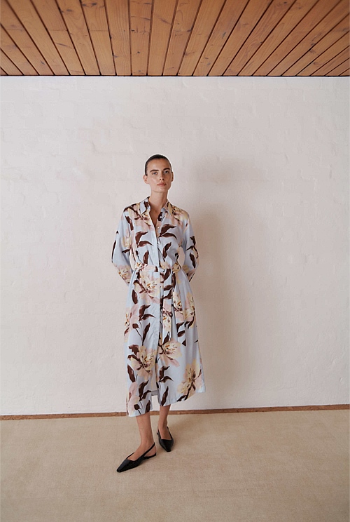 Camellia Shirt Dress Camellia Shirt Dress