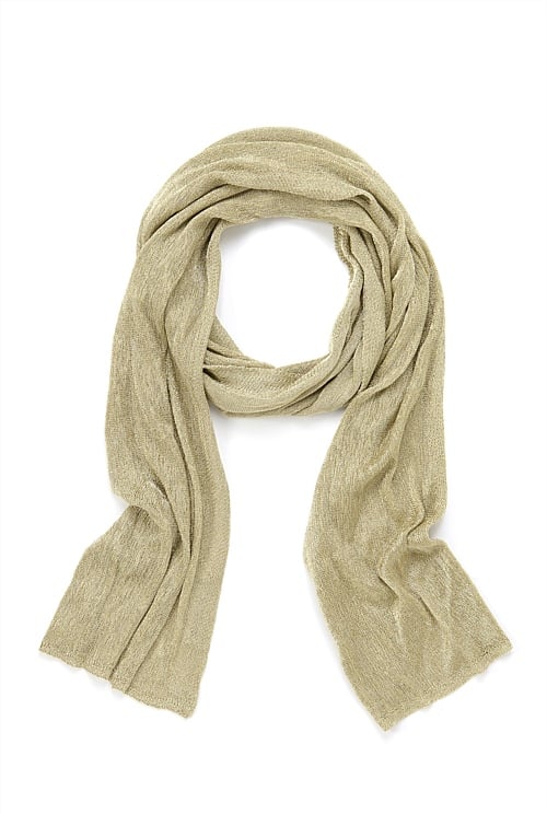 Gold Knit Scarf