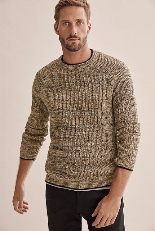 Speckled Crew Knit