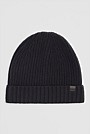 Cotton Blend Rib Beanie