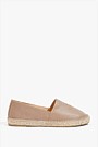 CR Logo Leather Espadrille