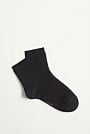 Metallic Rib 3/4 Crew Sock