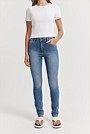 Australian Cotton Blend Mid Rise Skinny Leg Jean