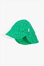 Recycled Nylon Blend Logo Swim Hat