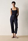 Stretch Cotton Capri Pant
