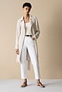 Sateen Straight Leg Jean
