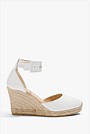 Carolina Leather Espadrille Wedge