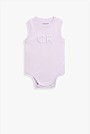 Organically Grown Cotton Puff Logo Bodysuit