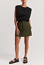 Organically Grown Linen Mini Skirt