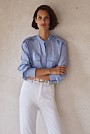 Cotton Voile Pocket Detail Shirt