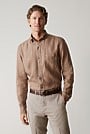 Regular Fit Delave Linen Shirt