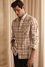 Regular Fit Twill Modern Check Shirt