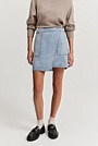 Denim Wrap Skirt