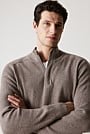 Merino Cashmere Half Zip