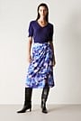 Modal Watercolour Floral Skirt