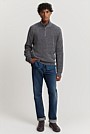 Australian Cotton Textured Half Zip Knit