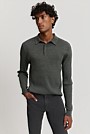 Verified Australian Merino Wool Ribbed Polo