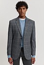 Regular Fit Lambswool Check Blazer