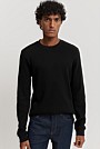 Australian Cotton Waffle Long Sleeve Crew Neck