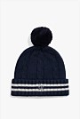 Organically Grown Cotton Blend Varsity Knit Beanie