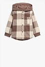 Australian Cotton Check Hooded Shirt