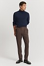 Wool Blend Buckle Pant