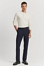 Wool Blend Buckle Pant